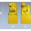 Лев-хранитель - декоративное навершие в формате STL