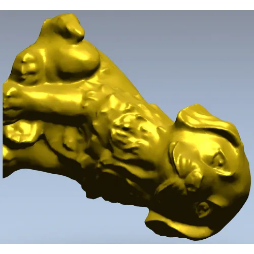 Спящий щенок - 3D модель в формате STL для ЧПУ