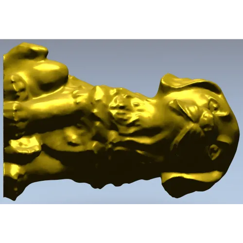 Спящий щенок - 3D модель в формате STL для ЧПУ