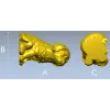 Спящий щенок - 3D модель в формате STL для ЧПУ