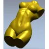 Живой торс - 3D модель женского торса в формате STL для ЧПУ