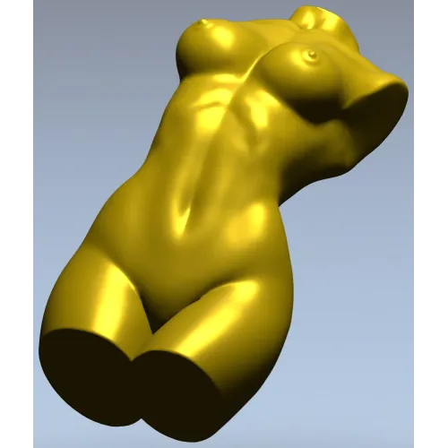 Живой торс - 3D модель женского торса в формате STL для ЧПУ