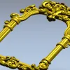 Барочная декоративная рама для ЧПУ - STL модель