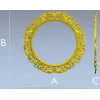 Baroque Acanthus Round Frame STL 3D Model for CNC Milling