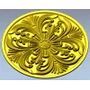 Acanthus Rosette Medallion STL for CNC