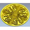 Acanthus Rosette Medallion STL for CNC