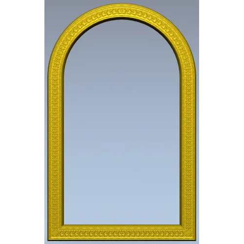 Arched Ornamental Frame STL for CNC