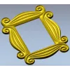 Волютная рамка - 3D модель в формате STL для ЧПУ
