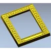 Regal Fleur Frame - ornate frame 3D model (STL) for CNC