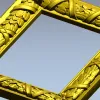 Классическая декоративная рамка в багете - STL для ЧПУ