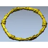 Круглая рамка "Венок из лозы" - STL для ЧПУ