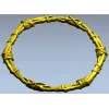 Круглая рамка "Венок из лозы" - STL для ЧПУ