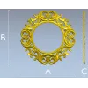 Резная круглая рамка - 3D модель STL для ЧПУ