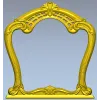 Рокайльная декоративная рамка в формате STL для ЧПУ