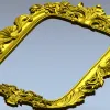 Барочная резная рамка STL для ЧПУ