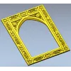 Арочная резная рама в стиле киота - 3D модель STL для ЧПУ