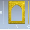 Арочная резная рама в стиле киота - 3D модель STL для ЧПУ