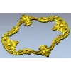 Sunflower Rococo Frame - STL 3D model for CNC milling