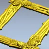Pine Bundle Frame - STL 3D model for CNC milling