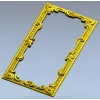 Винтажная резная рамка - 3D модель STL для ЧПУ