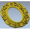 Aurelia Oval Baroque Frame - STL 3D model for CNC