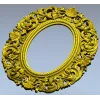 Aurelia Oval Baroque Frame - STL 3D model for CNC