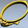 Baroque Oval Frame STL for CNC Milling