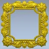 Floral Acanthus Square Frame STL 3D Model for CNC