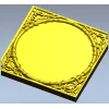 Bamboo Circle Relief Panel - STL 3D model for CNC
