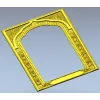 Рамка-киот с растительным орнаментом - 3D модель .stl для ЧПУ