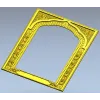 Рамка-киот с растительным орнаментом - 3D модель .stl для ЧПУ