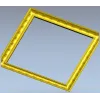 Классическая квадратная рамка - 3D модель STL для ЧПУ