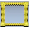 Baroque Beaded Decorative Frame - STL 3D model for CNC