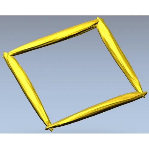 Рамка с торсионным рельефом - STL 3D модель для ЧПУ