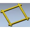 Трубчатая рельефная рамка - 3D модель STL для ЧПУ