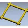 Трубчатая рельефная рамка - 3D модель STL для ЧПУ