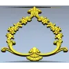 Резная декоративная рамка в стиле рококо - STL модель для ЧПУ