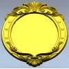 Овальная резная рамка в стиле рококо - STL модель для ЧПУ