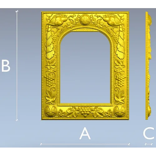 Grapevine Arch Frame - STL 3D model for CNC