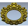 Ornamental Baroque Oval Frame STL for CNC Milling