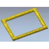 Baroque Vine Frame - ornamental STL 3D model for CNC