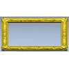 Baroque Vine Frame - ornamental STL 3D model for CNC