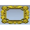 3D модель декоративной рамки "Златоцвет" в формате STL для ЧПУ