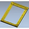 Baroque Acanthus Frame STL for CNC