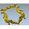 Rococo Shield Frame STL for CNC