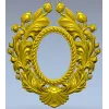 Ornate Acanthus Oval Frame - 3D STL for CNC