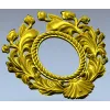 Ornate Acanthus Oval Frame - 3D STL for CNC