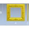 Ренессансная декоративная рамка - STL модель для ЧПУ