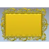 Ornate Rectangular Frame STL 3D Model for CNC