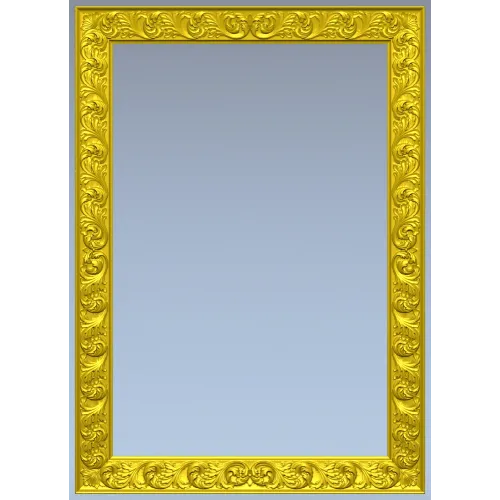 Regal Acanthus Frame - STL 3D model for CNC milling